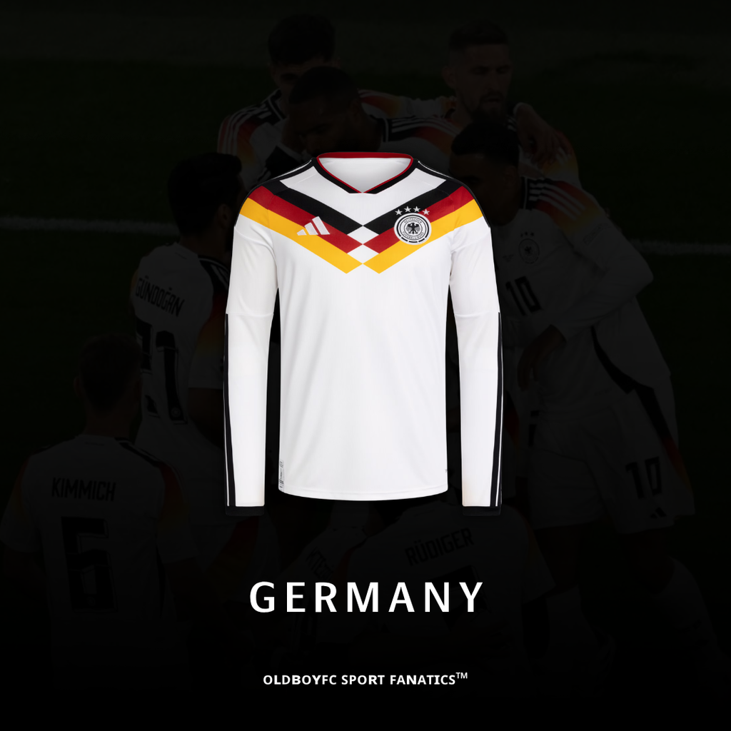 【球迷版】德國 2026 世界盃主場長袖球迷版 足球球衣