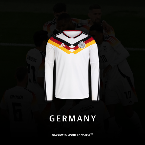 【球迷版】德國 2026 世界盃主場長袖球迷版 足球球衣