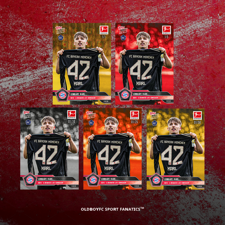 Topps Now Lennart Karl 2025-26 德甲 #164 限量編號卡