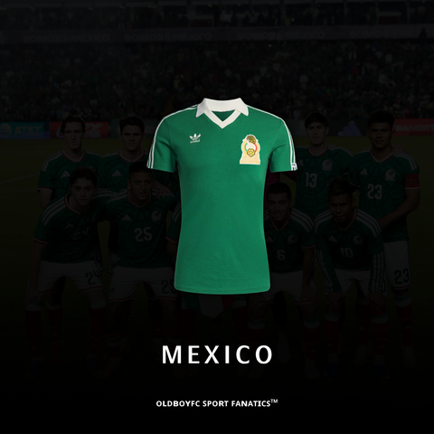 墨西哥 1986 復刻主場球迷版 足球球衣
