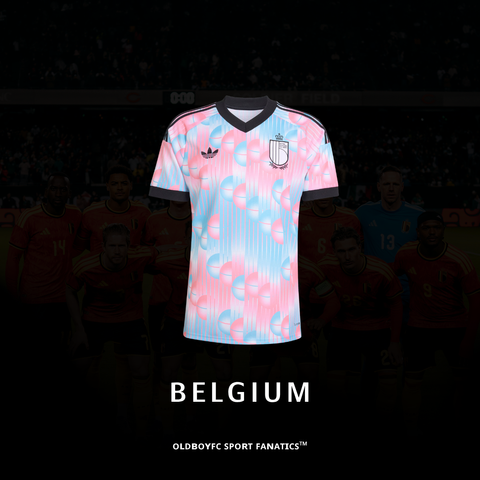 【球迷版】比利時 2026 世界盃客場球迷版 足球球衣