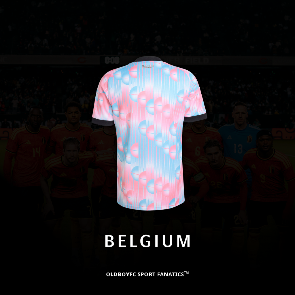 【球迷版】比利時 2026 世界盃客場球迷版 足球球衣