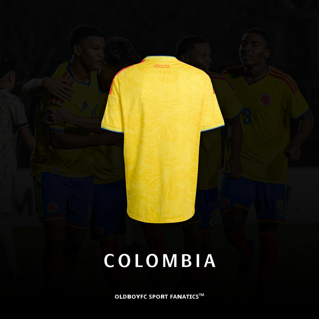 【球迷版】哥倫比亞 2026 世界盃主場球迷版 足球球衣