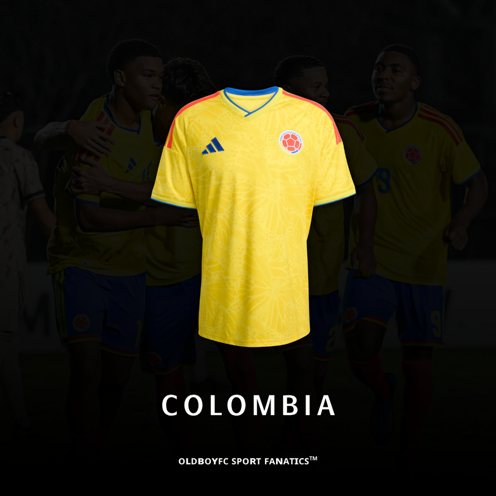 【球迷版】哥倫比亞 2026 世界盃主場球迷版 足球球衣