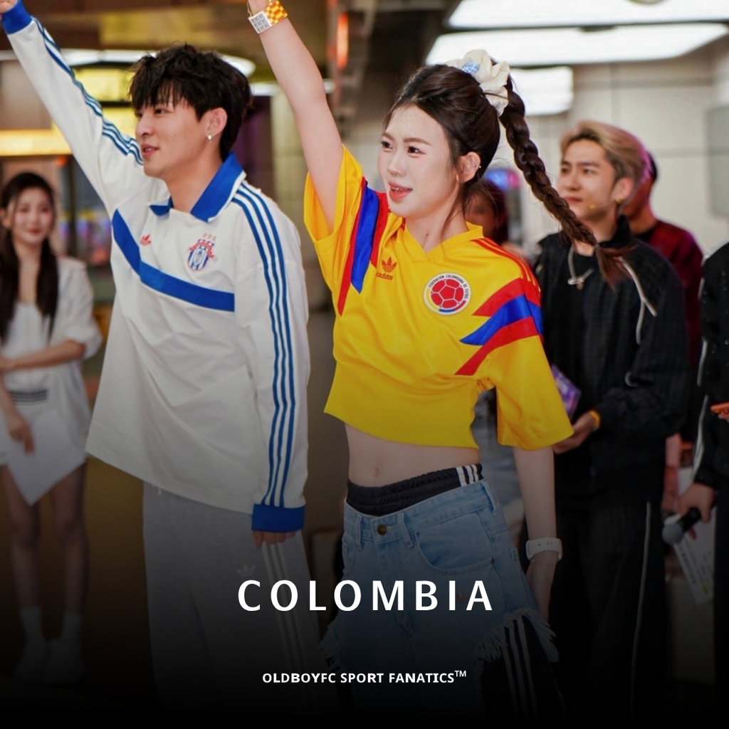 哥倫比亞 1990 復刻客場女子短版球衣