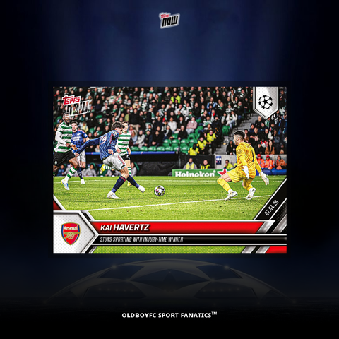 Topps Now Kai Havertz 25/26 UCL 球星卡 正面圖