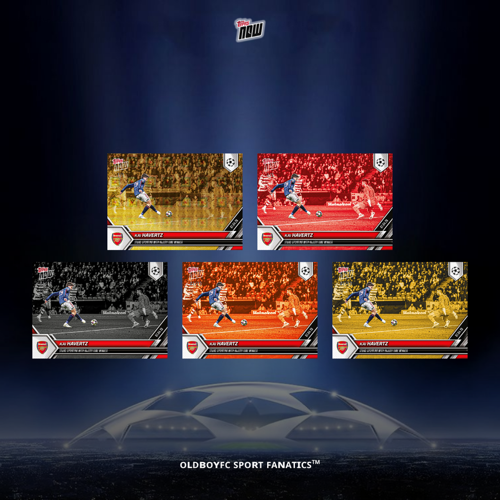 Topps Now Kai Havertz 25/26 UCL 球星卡 帶編卡圖