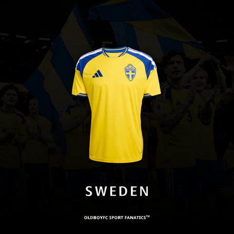 【球迷版】瑞典 2026 世界盃主場球迷版 足球球衣
