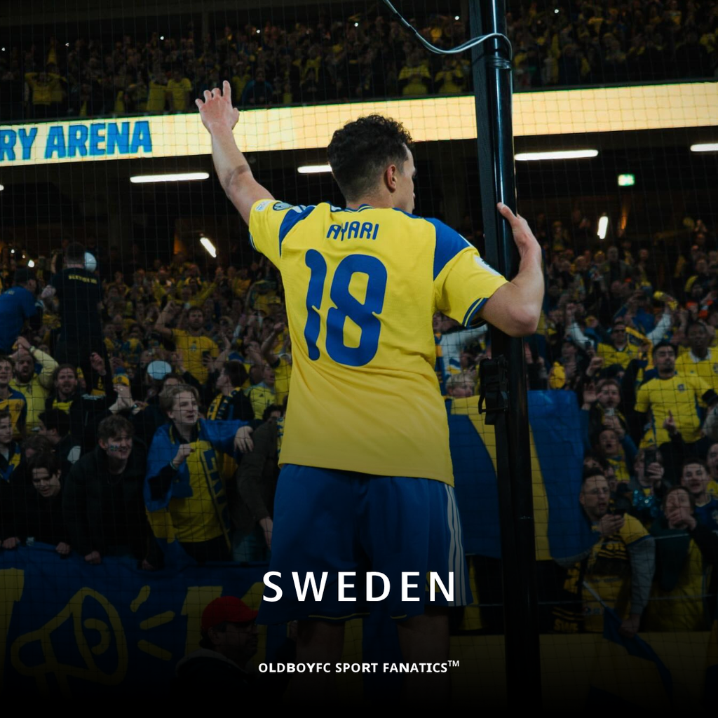 【球迷版】瑞典 2026 世界盃主場球迷版 足球球衣