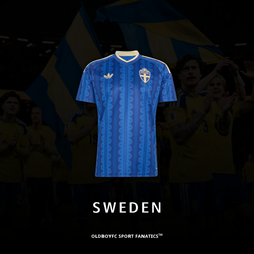 【球迷版】瑞典 2026 世界盃客場球迷版 足球球衣