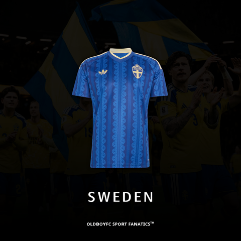 【球迷版】瑞典 2026 世界盃客場球迷版 足球球衣