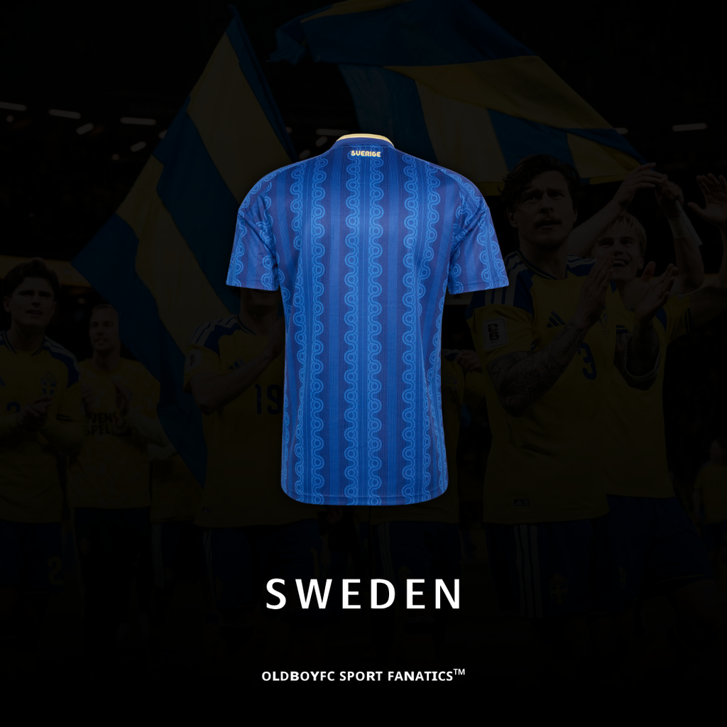 【球迷版】瑞典 2026 世界盃客場球迷版 足球球衣