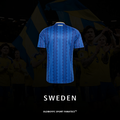 【球迷版】瑞典 2026 世界盃客場球迷版 足球球衣