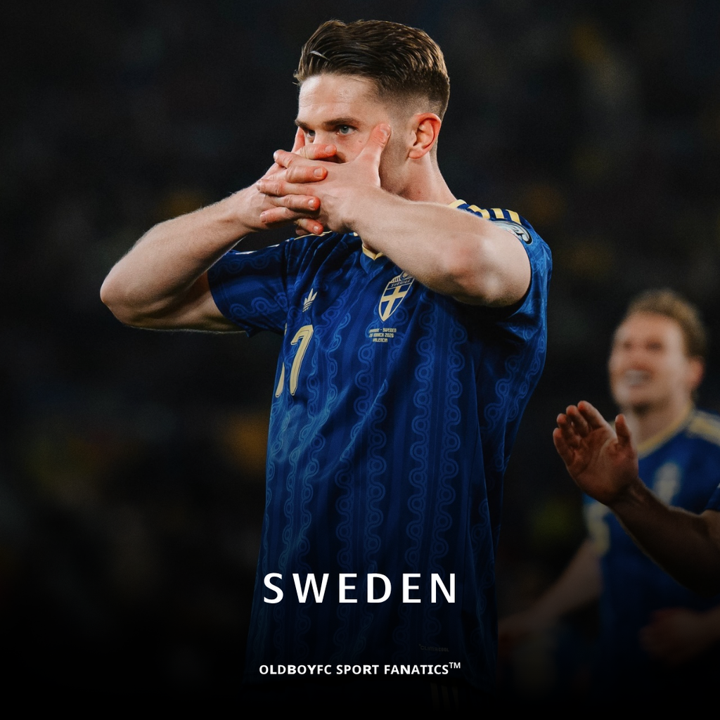 【球迷版】瑞典 2026 世界盃客場球迷版 足球球衣
