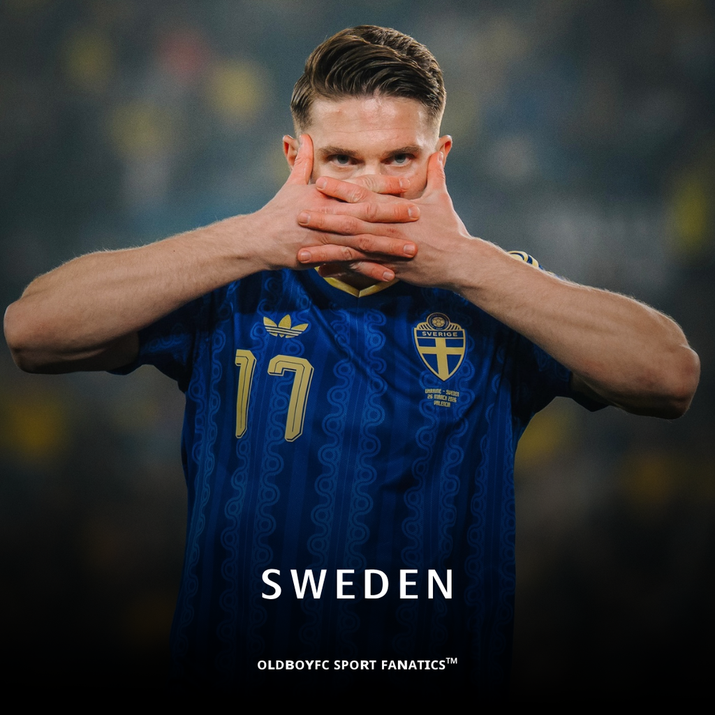 【球迷版】瑞典 2026 世界盃客場球迷版 足球球衣
