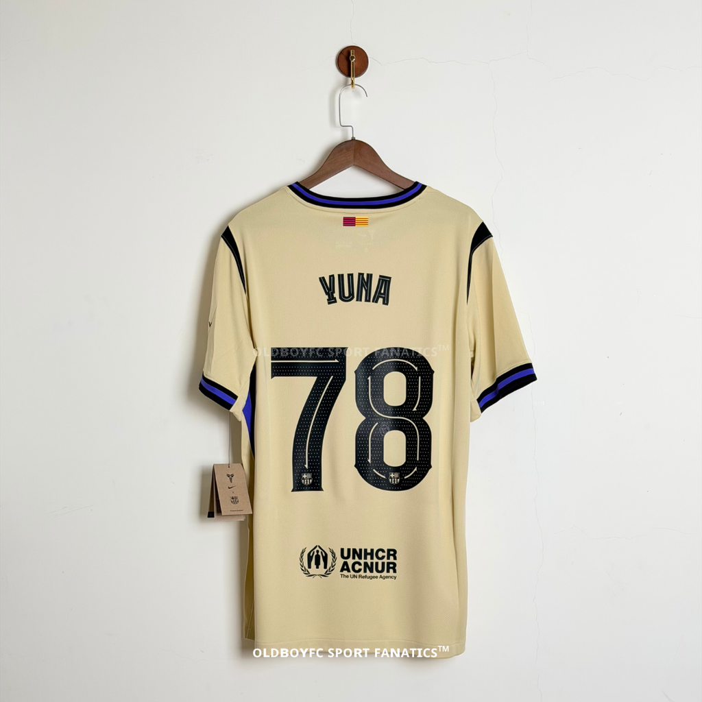 巴塞隆納 25/26 客場球迷版球衣 背面圖