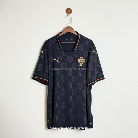 葡萄牙 X 黑豹 2025 特別版球迷版球衣 正面圖