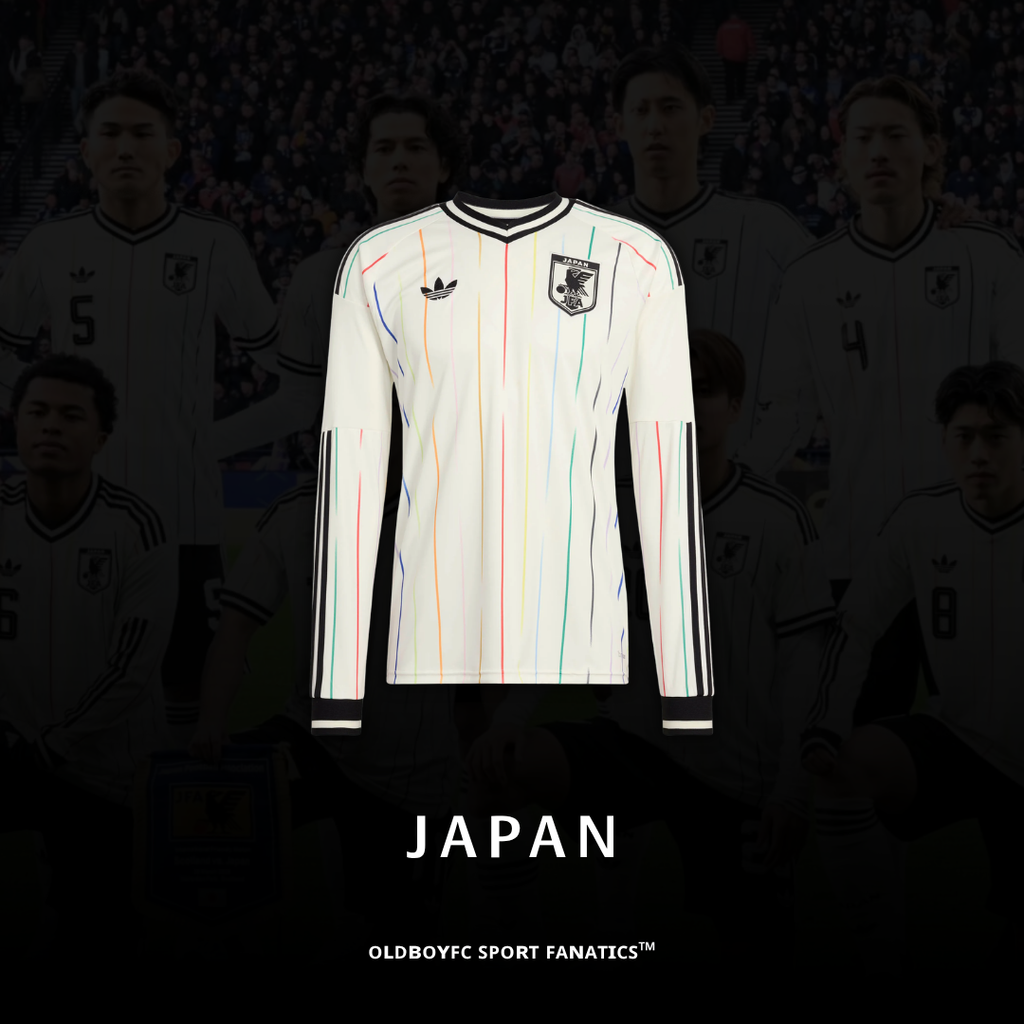 【球迷版】日本 2026 世界盃客場長袖球迷版 足球球衣