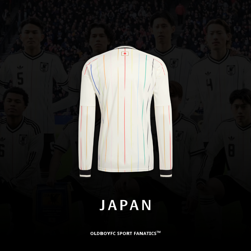【球迷版】日本 2026 世界盃客場長袖球迷版 足球球衣