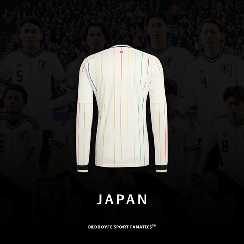 【球迷版】日本 2026 世界盃客場長袖球迷版 足球球衣