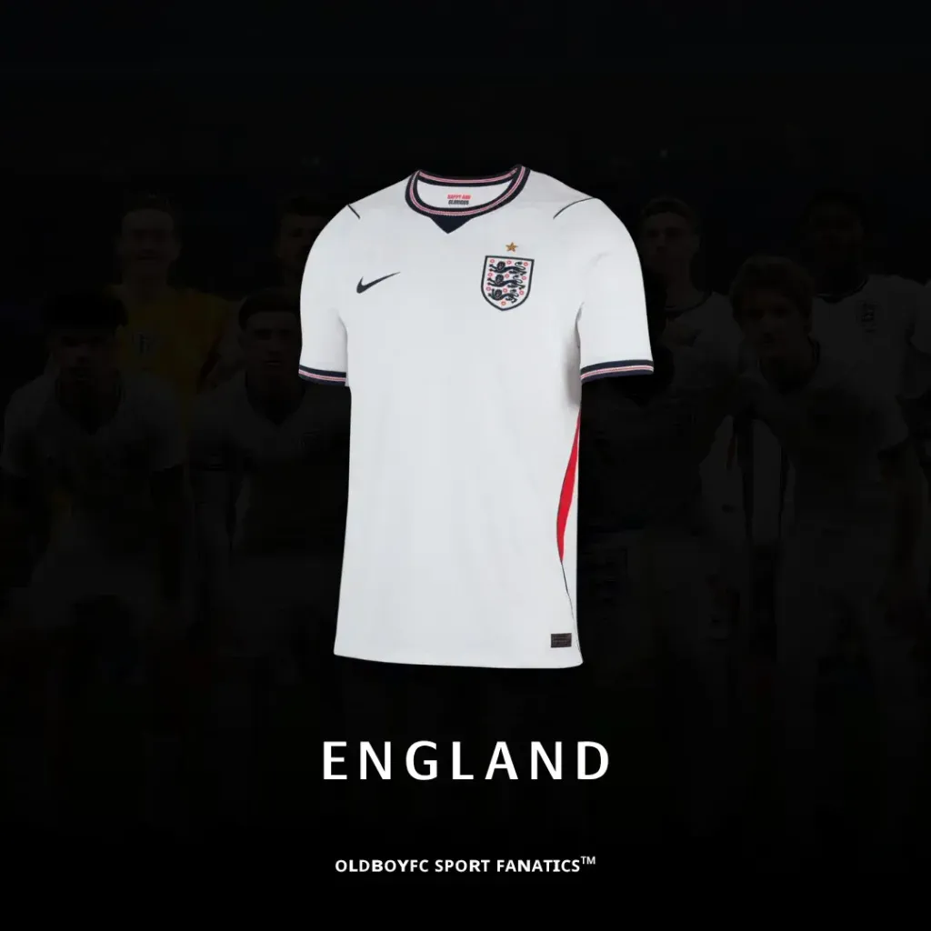 【球員版】英格蘭 2026 世界盃主場球員版 足球球衣