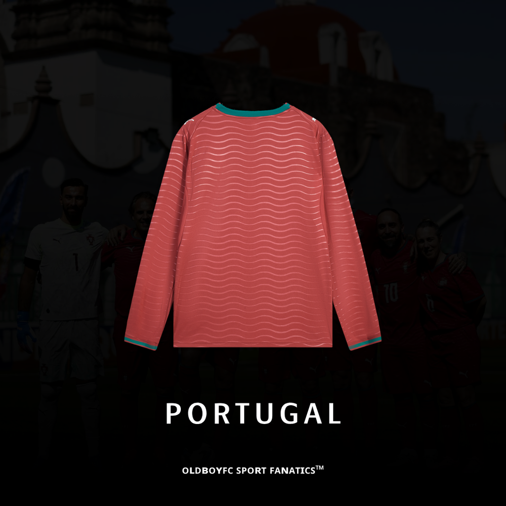 【球迷版】葡萄牙 2026 世界盃主場長袖球迷版 足球球衣
