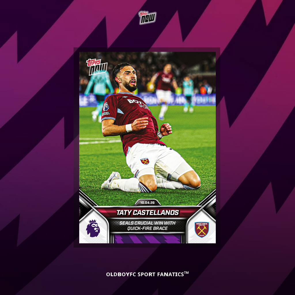 Topps Now Castellanos 25/26 英超 球星卡 正面圖