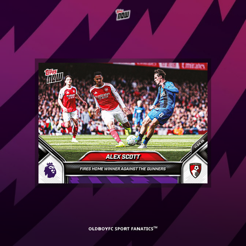 Topps Now Alex Scott 25/26 英超 球星卡 正面圖