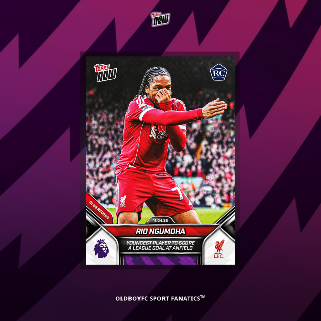 Topps Now Ngumoha 25/26 英超 球星卡 正面圖