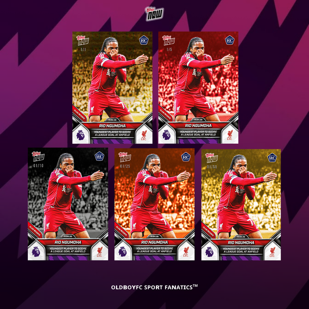 Topps Now Ngumoha 25/26 英超 球星卡 帶編版本