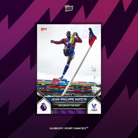 Topps Now Mateta 25/26 英超 球星卡 正面圖