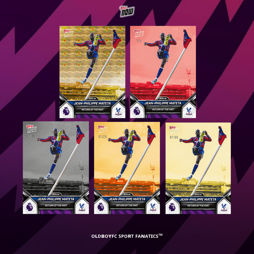 Topps Now Mateta 25/26 英超 球星卡 帶編版本
