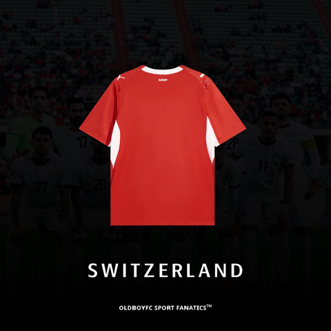【球迷版】瑞士 2026 世界盃主場球迷版 足球球衣