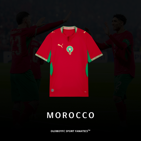 【球迷版】摩洛哥 2026 世界盃主場球迷版 足球球衣