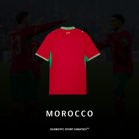 【球迷版】摩洛哥 2026 世界盃主場球迷版 足球球衣