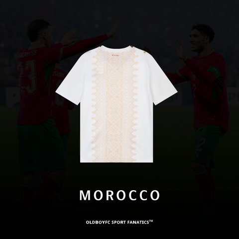 【球迷版】摩洛哥 2026 世界盃客場球迷版 足球球衣
