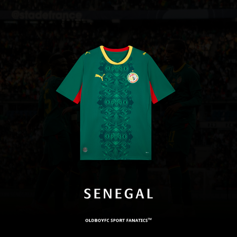 【球迷版】塞內加爾 2026 世界盃客場球迷版 足球球衣