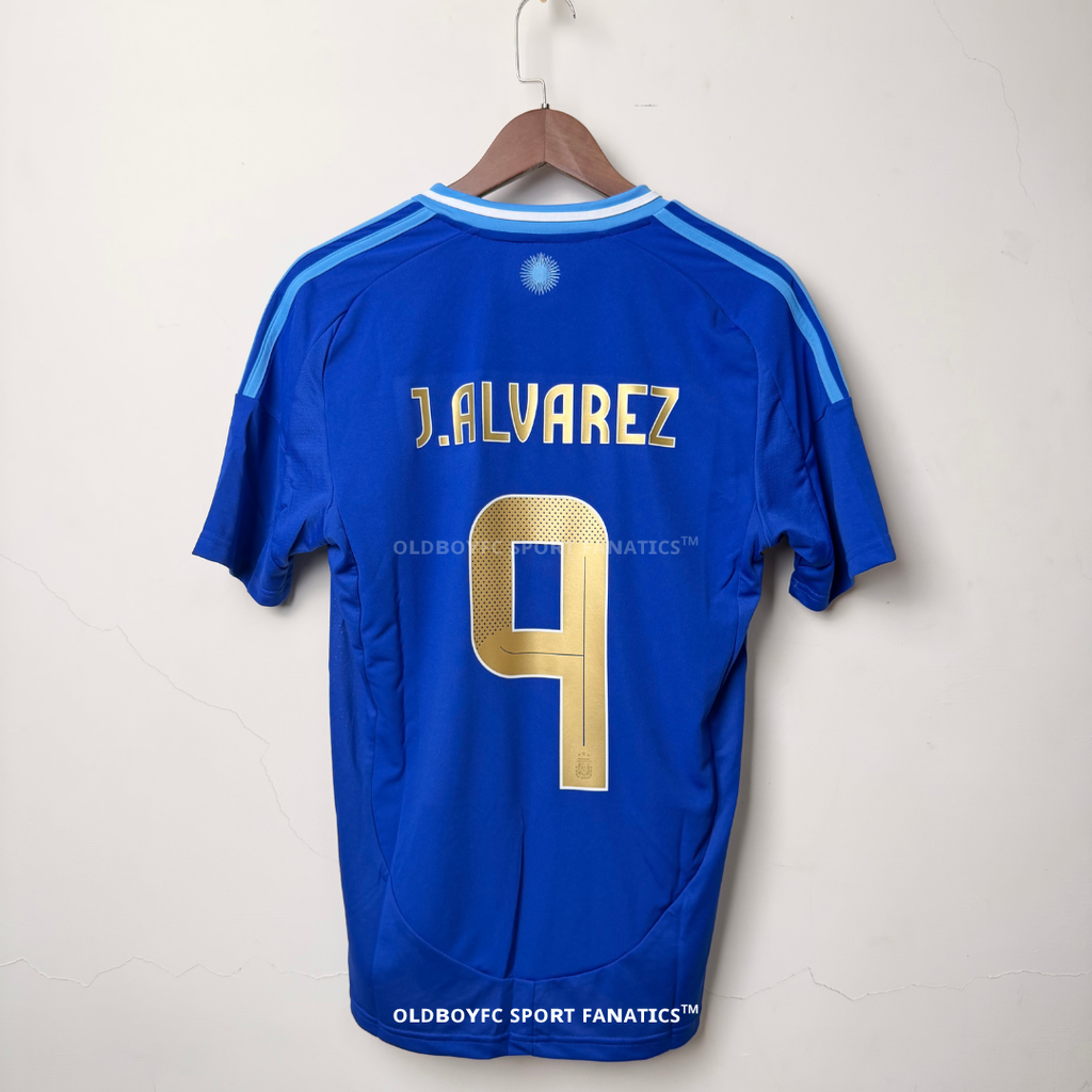 阿根廷 2024 美洲盃客場球迷版球衣 背面#9