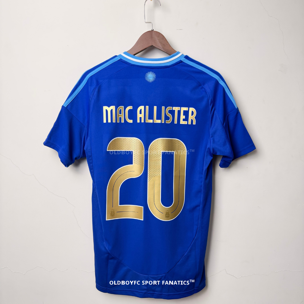 阿根廷 2024 美洲盃客場球迷版球衣 背面#20