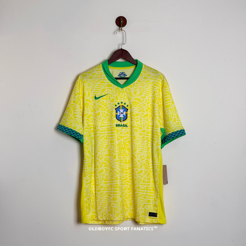 巴西 2024 美洲盃主場球迷版球衣 正面