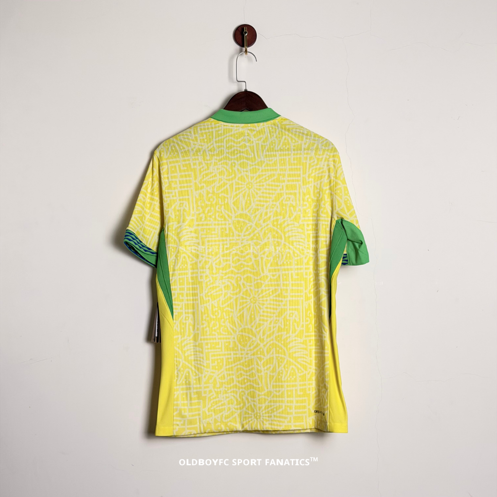 巴西 2024 美洲盃主場球員版球衣 背面