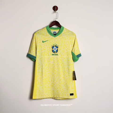 巴西 2024 美洲盃主場球員版球衣 正面