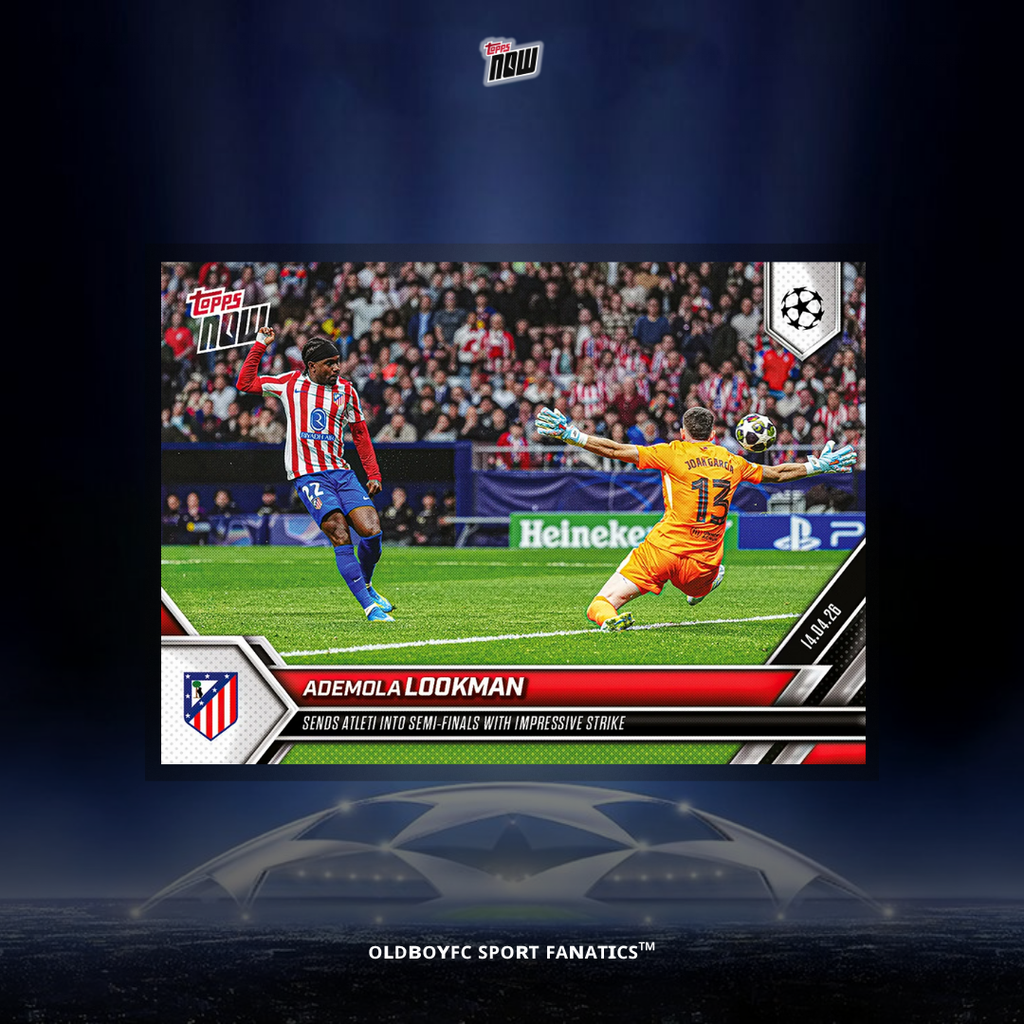 Topps Now Lookman 2025-26 歐冠 球星卡 正面圖