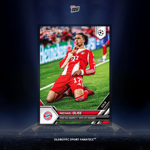 Topps Now Michael Olise 2025-26 歐冠 球星卡 正面圖