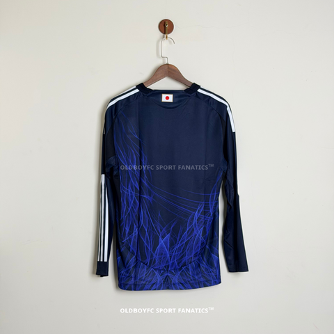 日本 Y-3 2024 主場長袖球員版球衣 背面