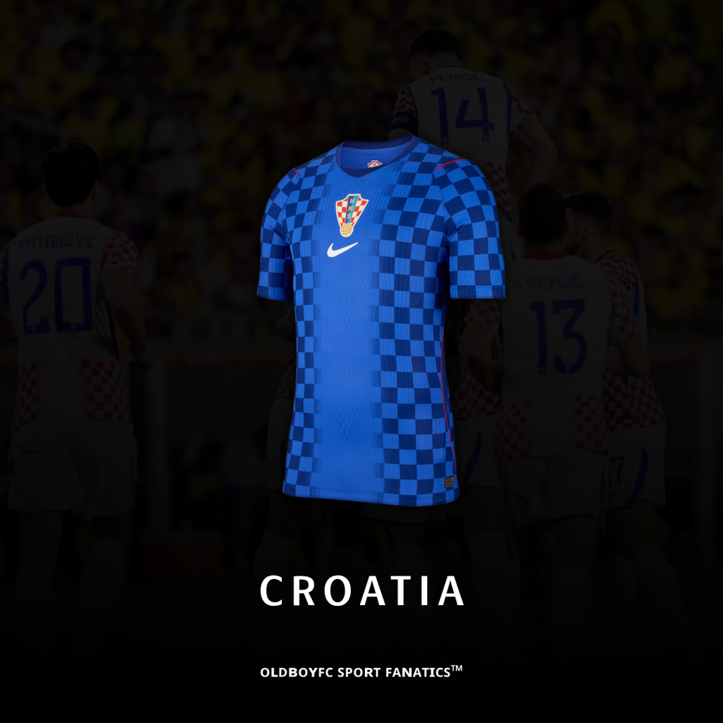 【球迷版】克羅埃西亞 2026 世界盃客場球迷版 足球球衣