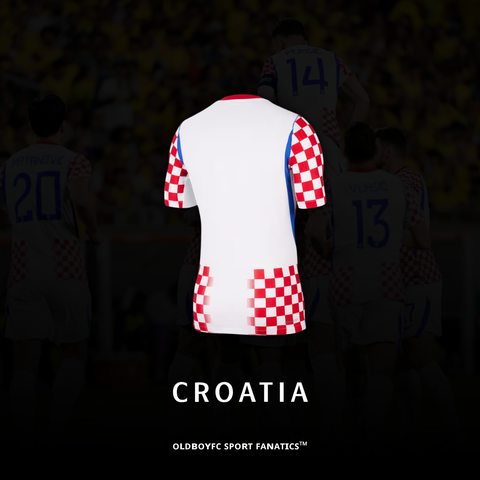 【球迷版】克羅埃西亞 2026 世界盃主場球迷版 足球球衣