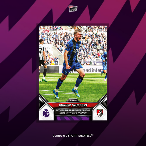 Topps Now Truffert 25/26 英超 球星卡 正面圖