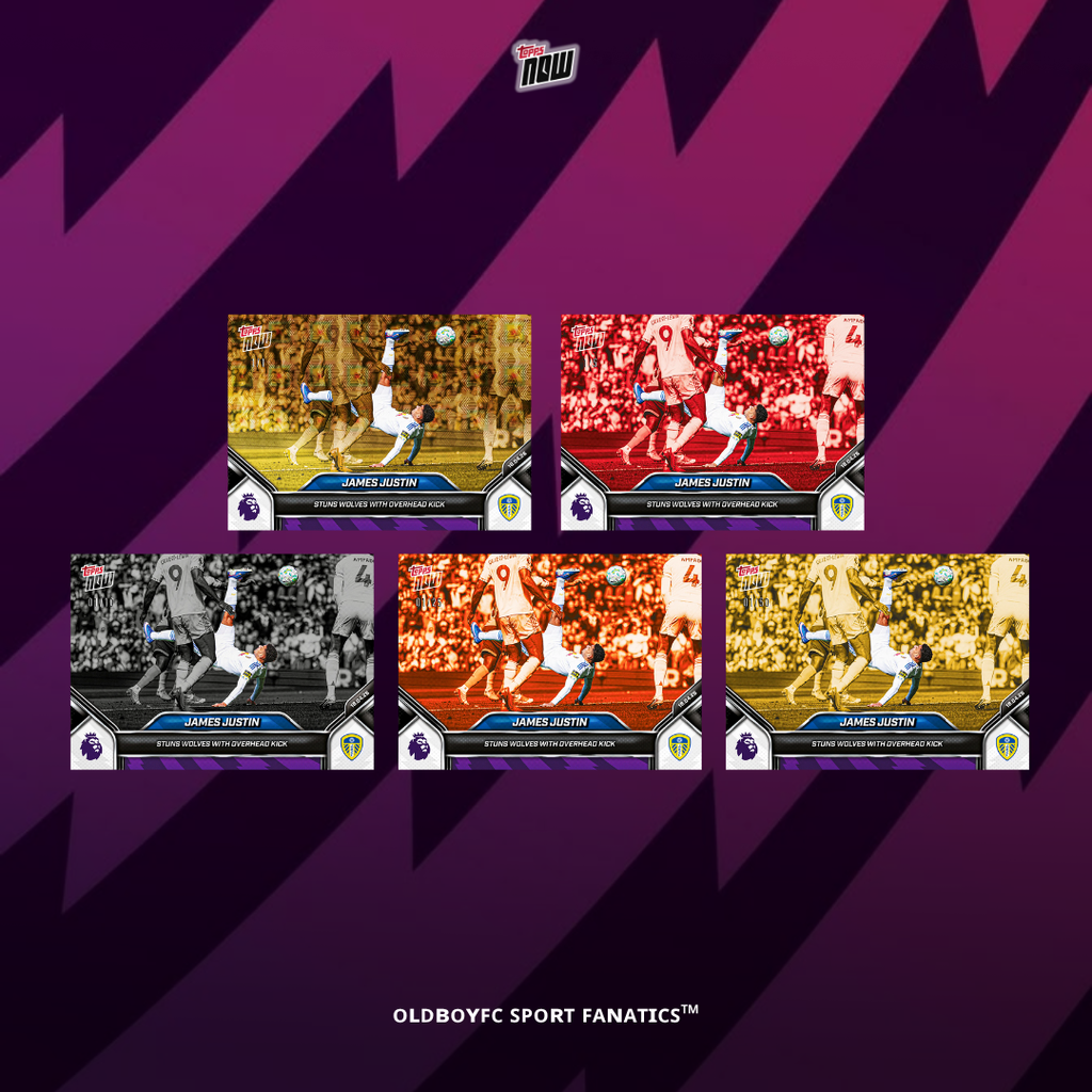 Topps Now Justin 25/26 英超 球星卡 帶編卡圖