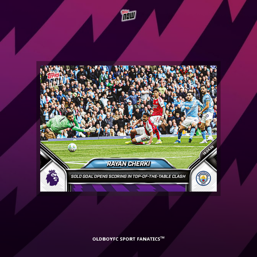 Topps Now Cherki 25/26 英超 球星卡 正面圖